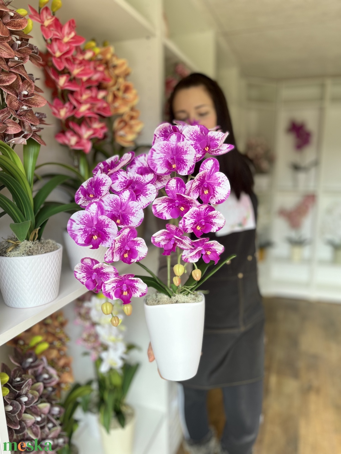 Real touch orchidea kerámia kaspóba-prémium foltos magenta - otthon & életmód - dekoráció - virágdísz és tartó - csokor & virágdísz - Meska.hu Real touch orchidea kerámia kaspóba-prémium foltos magenta - otthon & életmód - dekoráció - virágdísz és tartó - csokor & virágdísz - Meska.hu
