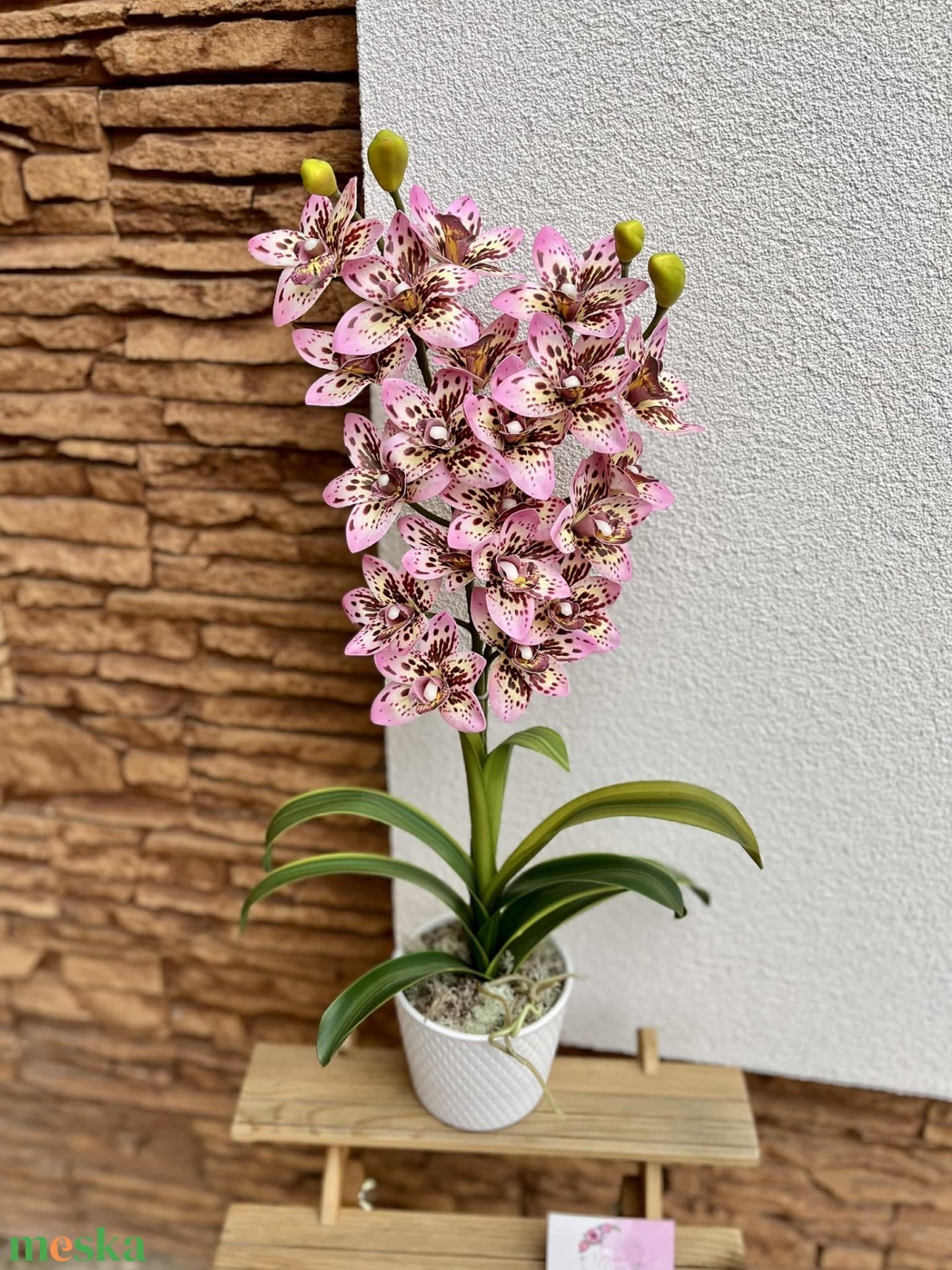 2 ágas, real touch csónak orchidea kerámia kaspóban-pöttyös - otthon & életmód - dekoráció - virágdísz és tartó - csokor & virágdísz - Meska.hu 2 ágas, real touch csónak orchidea kerámia kaspóban-pöttyös - otthon & életmód - dekoráció - virágdísz és tartó - csokor & virágdísz - Meska.hu