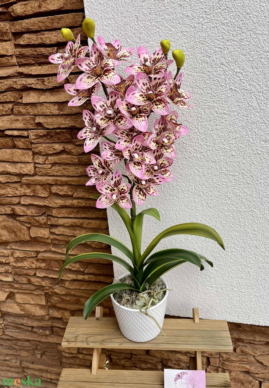 2 ágas, real touch csónak orchidea kerámia kaspóban-pöttyös - otthon & életmód - dekoráció - virágdísz és tartó - csokor & virágdísz - Meska.hu 2 ágas, real touch csónak orchidea kerámia kaspóban-pöttyös - otthon & életmód - dekoráció - virágdísz és tartó - csokor & virágdísz - Meska.hu