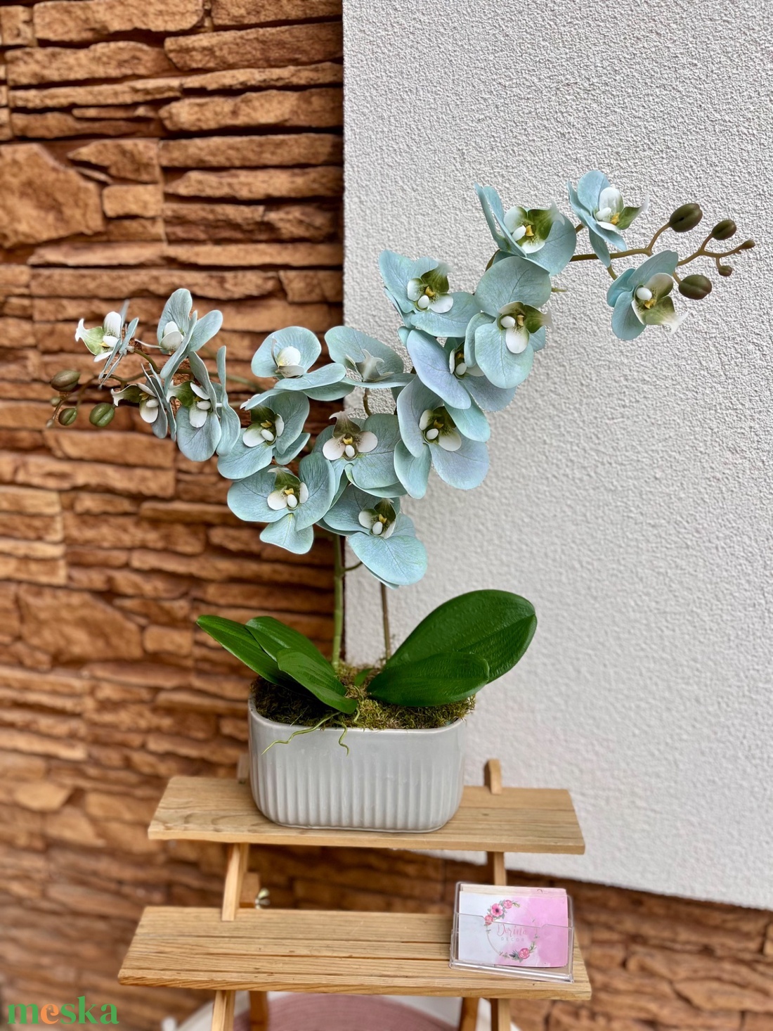 Real touch orchidea kerámia kaspóba-halvány kék - otthon & életmód - dekoráció - virágdísz és tartó - csokor & virágdísz - Meska.hu Real touch orchidea kerámia kaspóba-halvány kék - otthon & életmód - dekoráció - virágdísz és tartó - csokor & virágdísz - Meska.hu
