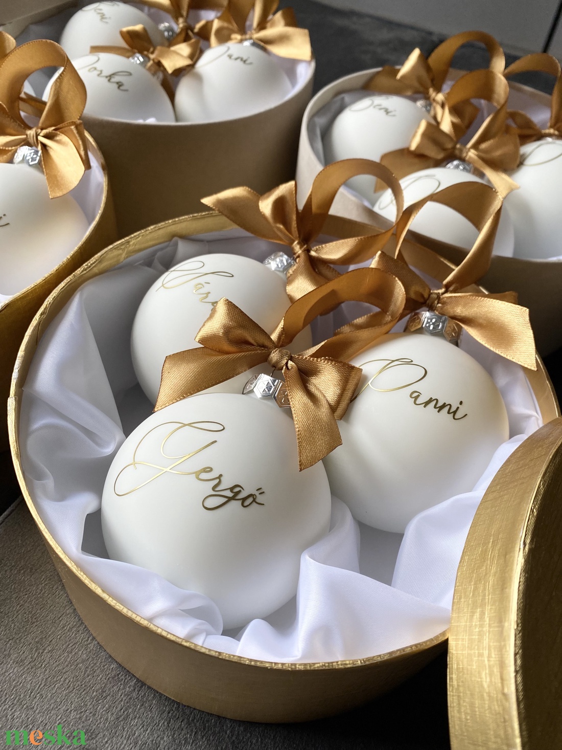 Karácsonyi gömb  - karácsony - karácsonyi lakásdekoráció - karácsonyfadíszek - Meska.hu