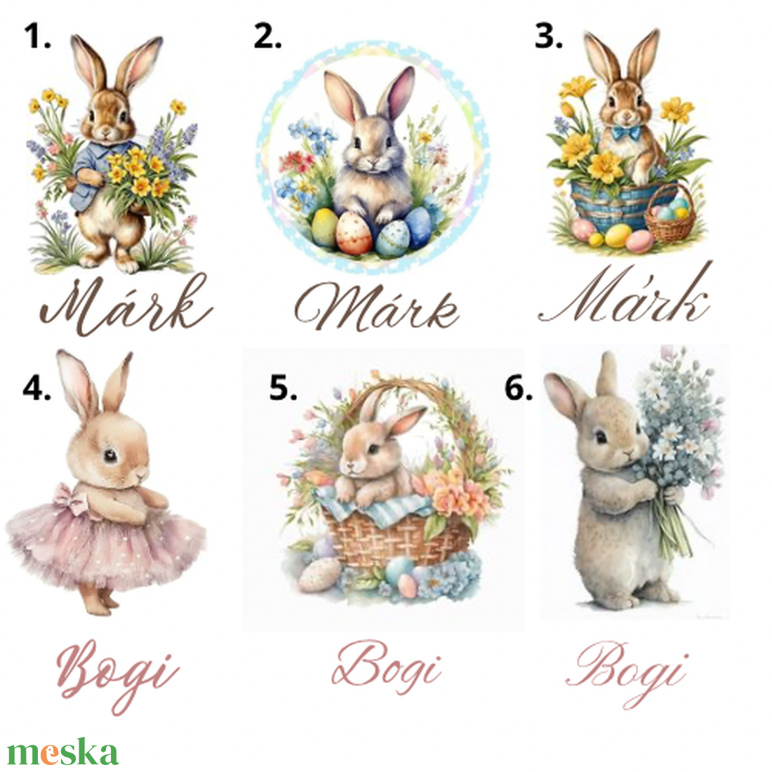 Húsvéti névre szóló tojásgyűjtő  - játék & sport - ovis felszerelés - ovis zsák - Meska.hu