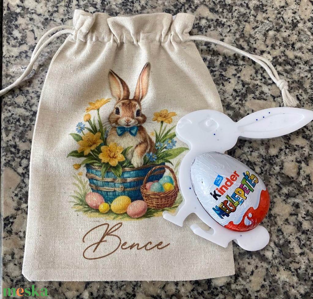 Húsvéti nyuszi tojástartó - játék & sport - ovis felszerelés - ovis zsák - Meska.hu