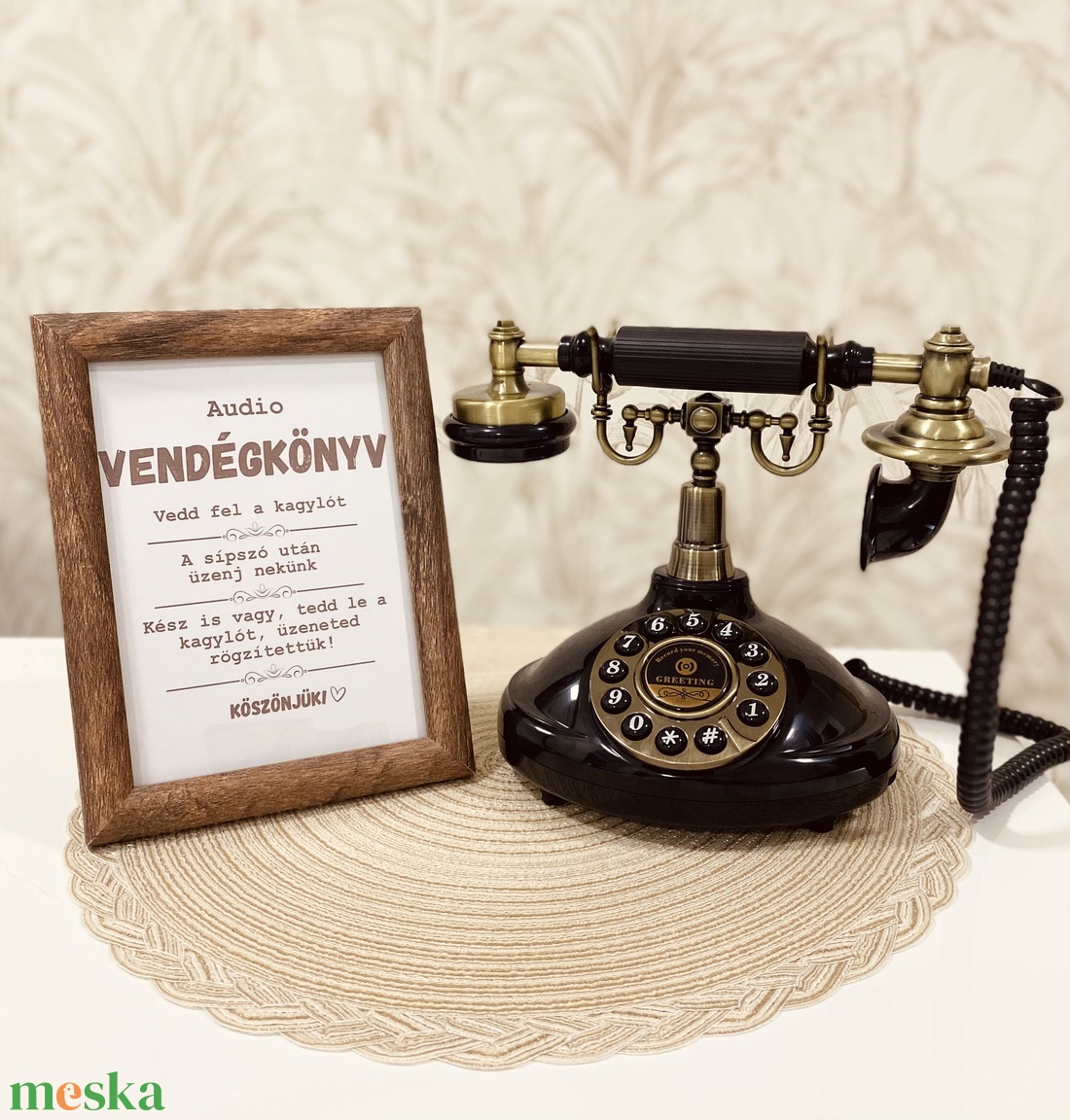 Telefonos vendégkönyv - esküvő - emlék & ajándék - vendégkönyv - Meska.hu