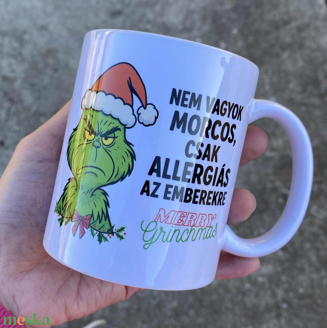 Grincs bögre - otthon & életmód - konyhafelszerelés, tálalás - tálalás - bögre & csésze - Meska.hu