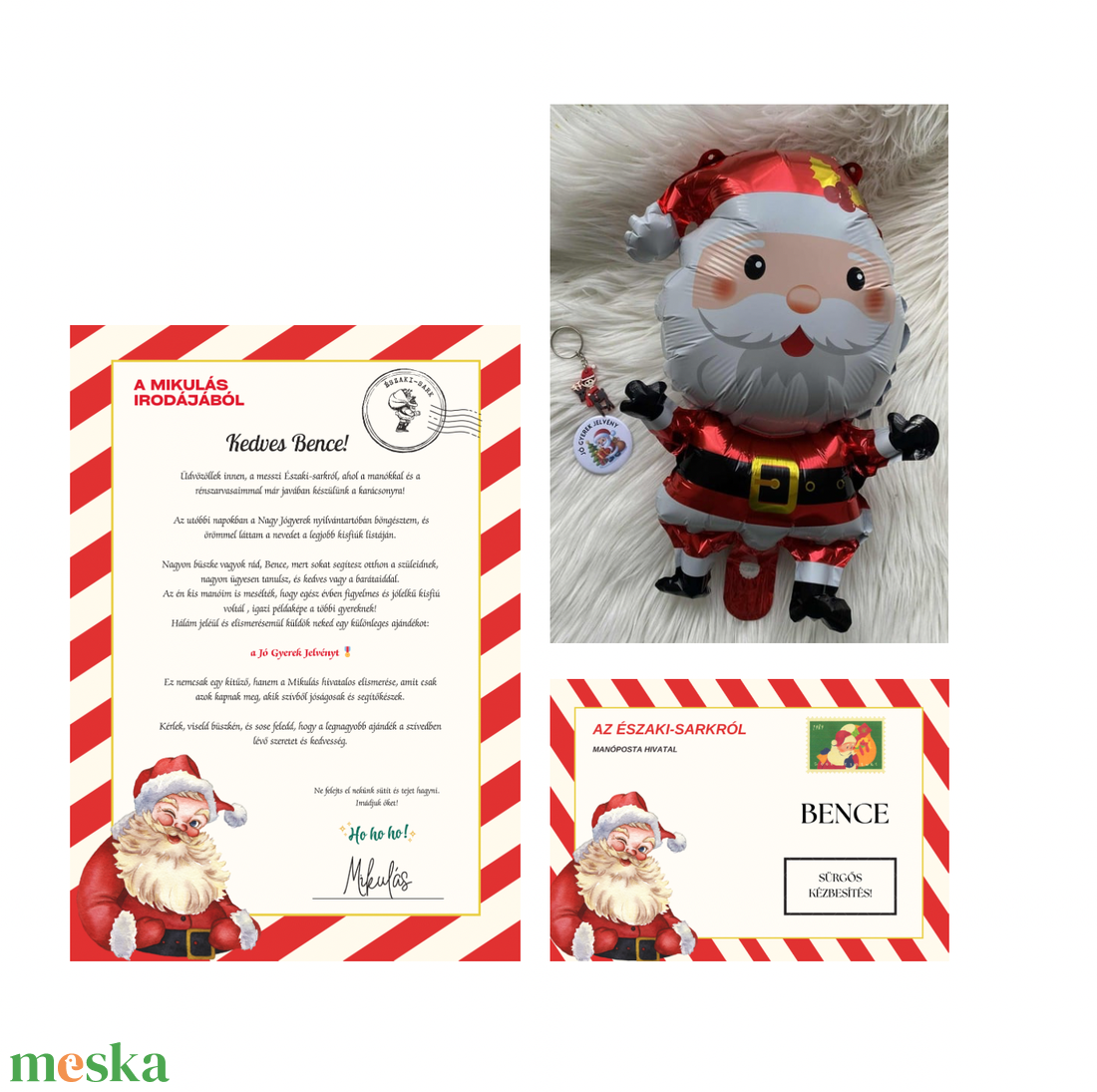 Mikulás levél ajándékkal - karácsony - mikulás - mikulás ajándékok - Meska.hu