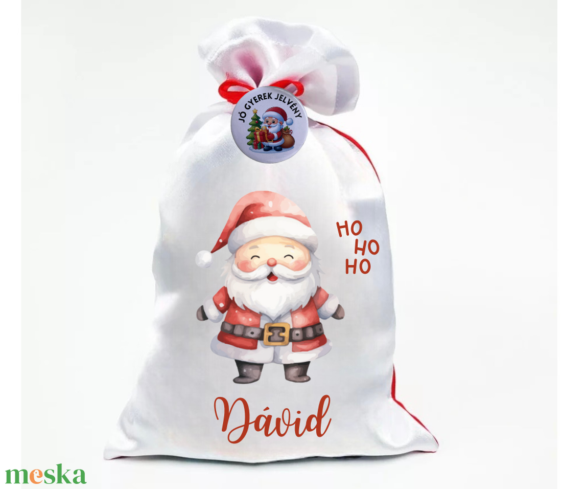 Mikulás zsák - karácsony - mikulás - mikulás zsák - Meska.hu