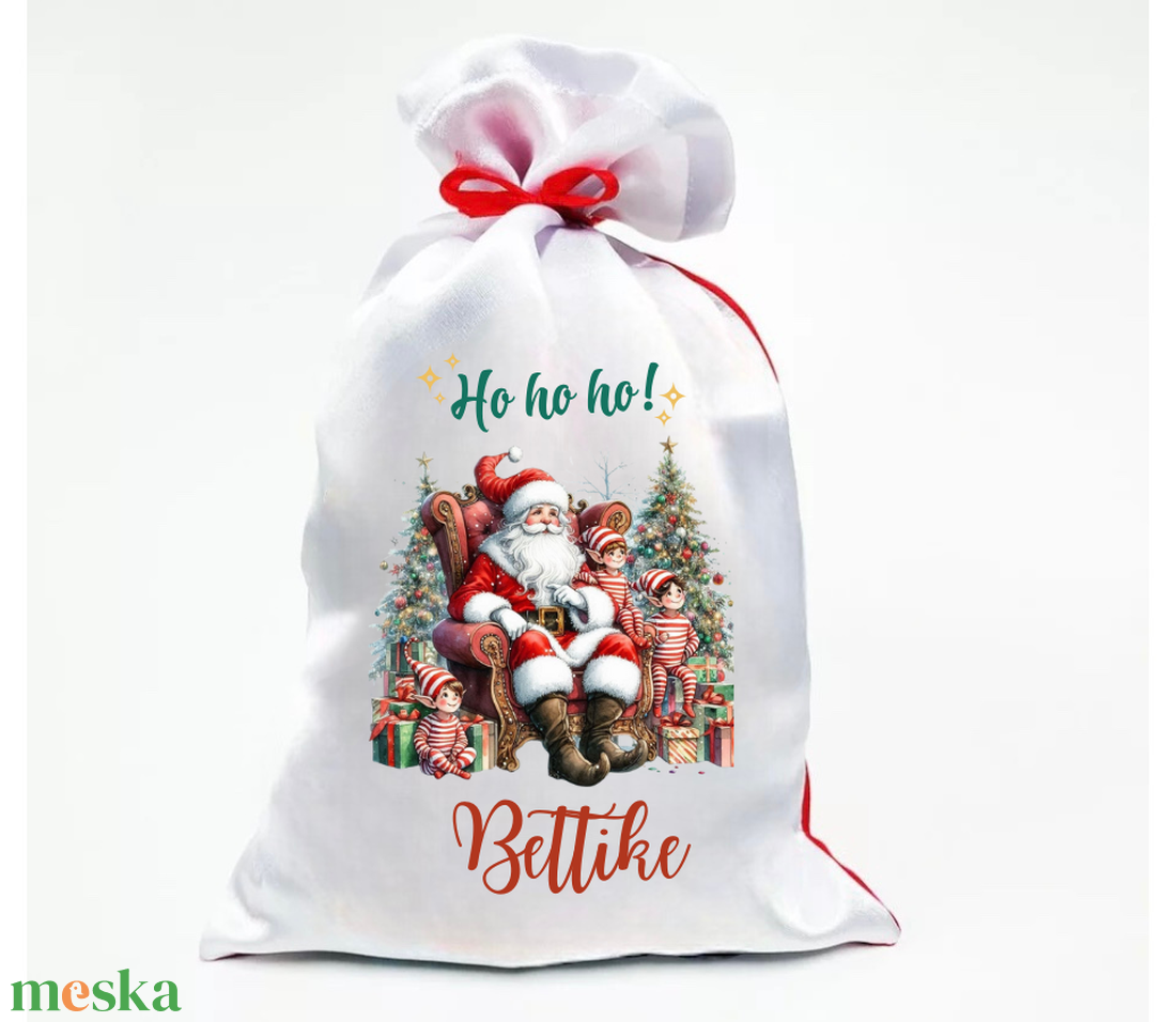 Mikulás zsák - karácsony - mikulás - mikulás zsák - Meska.hu