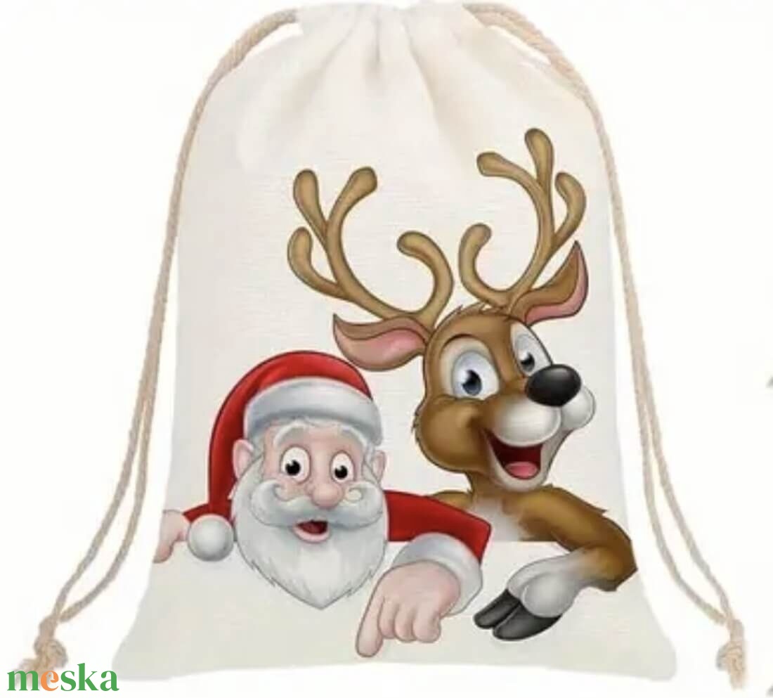 Mikulás zsák - karácsony - mikulás - mikulás zsák - Meska.hu