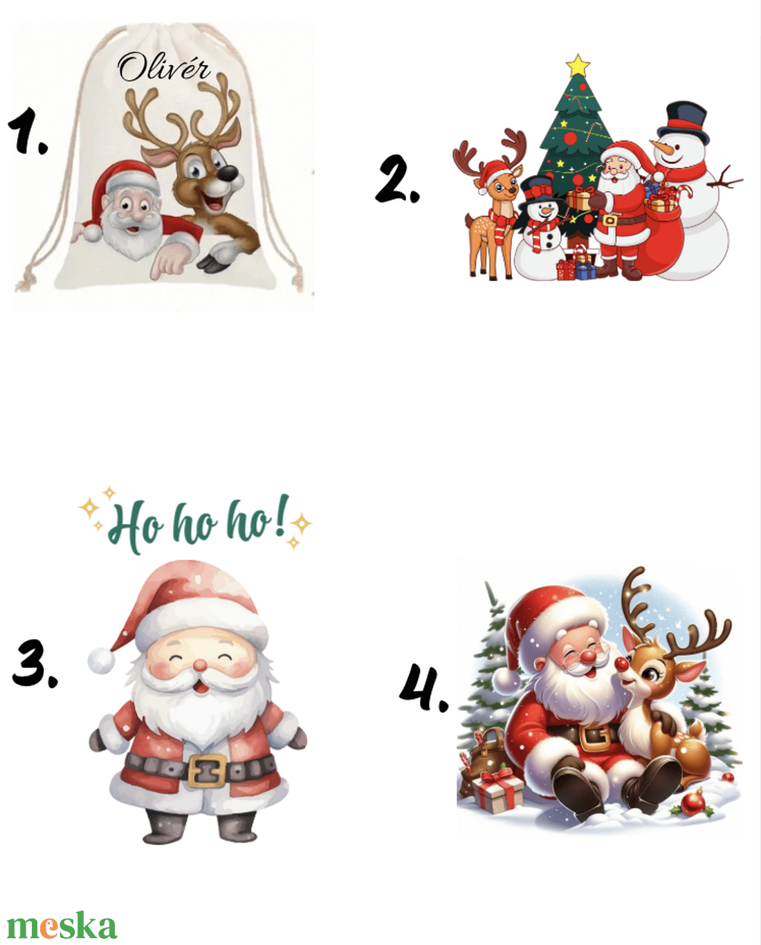 Mikulás zsák - karácsony - mikulás - mikulás zsák - Meska.hu