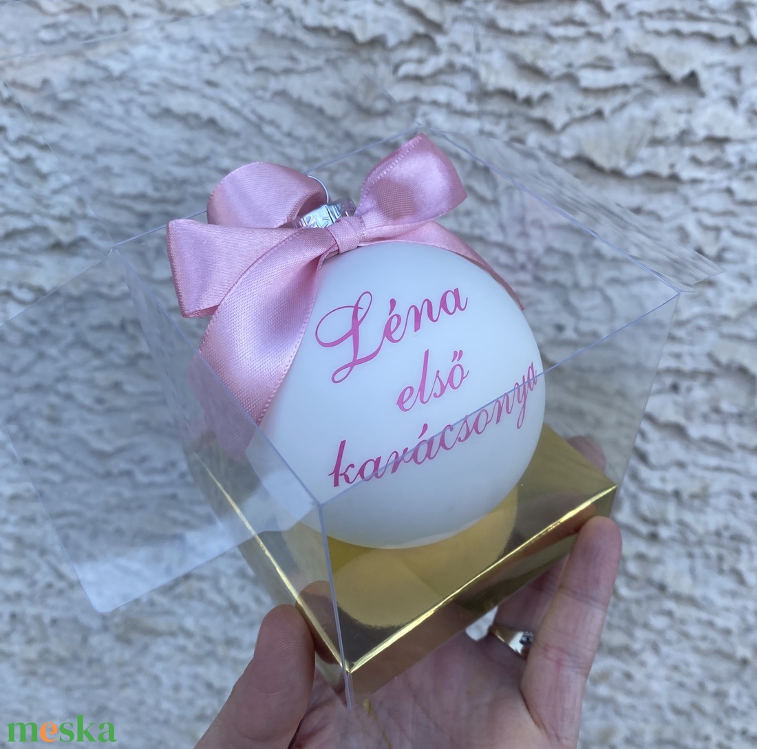 Karácsonyi gömb - karácsony - karácsonyi lakásdekoráció - karácsonyfadíszek - Meska.hu