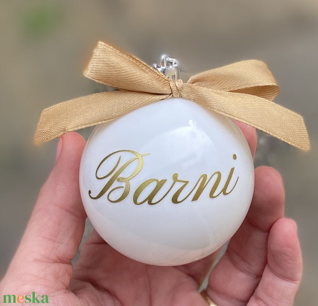 Karácsonyi gömb  - karácsony - karácsonyi lakásdekoráció - karácsonyfadíszek - Meska.hu