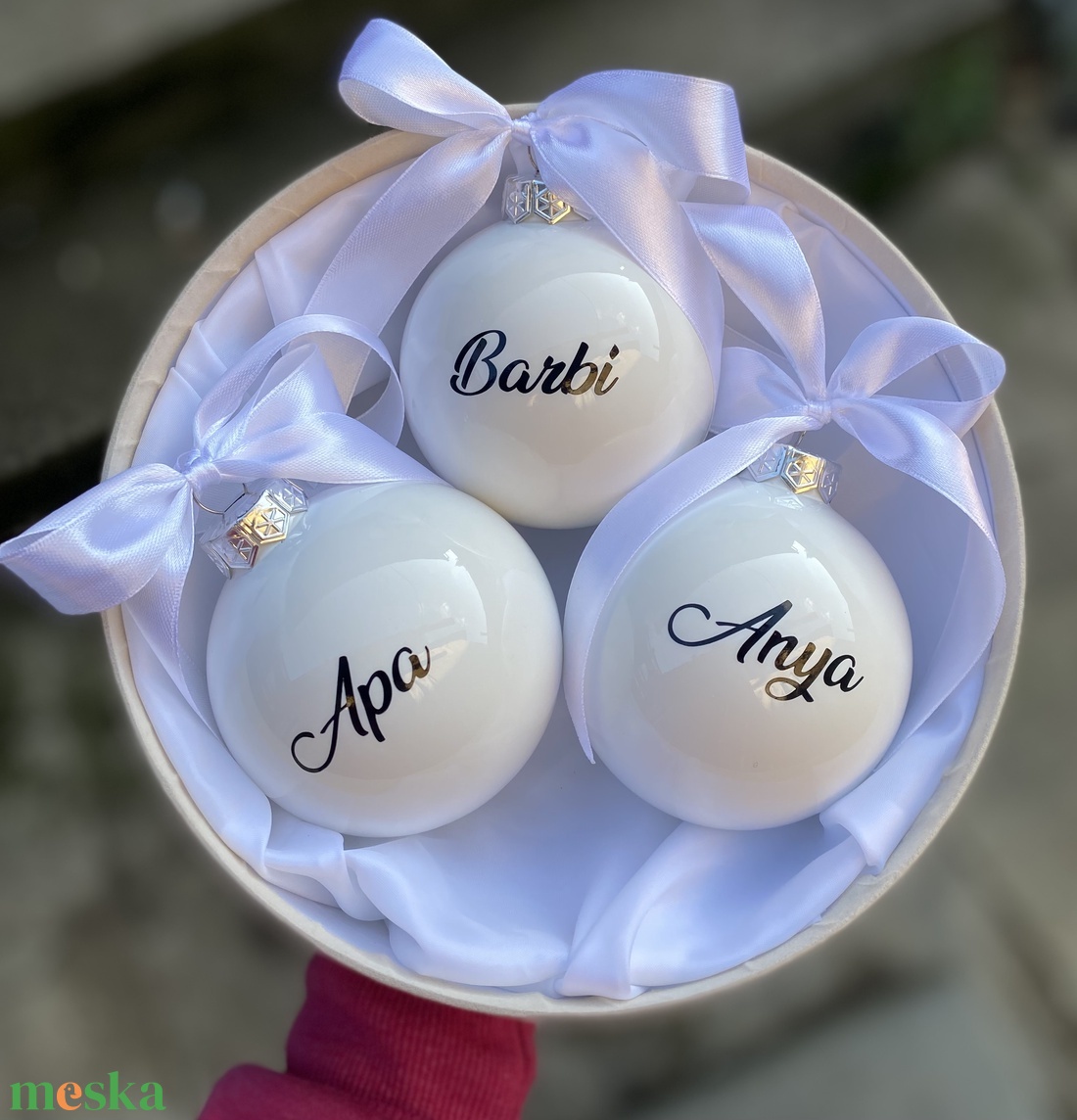 Karácsonyi gömb - karácsony - karácsonyi lakásdekoráció - karácsonyfadíszek - Meska.hu