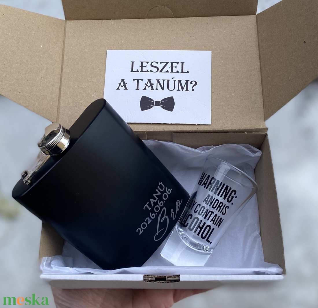 Férfi tanú felkérő csomag - esküvő - meghívó & kártya - tanú felkérő - Meska.hu