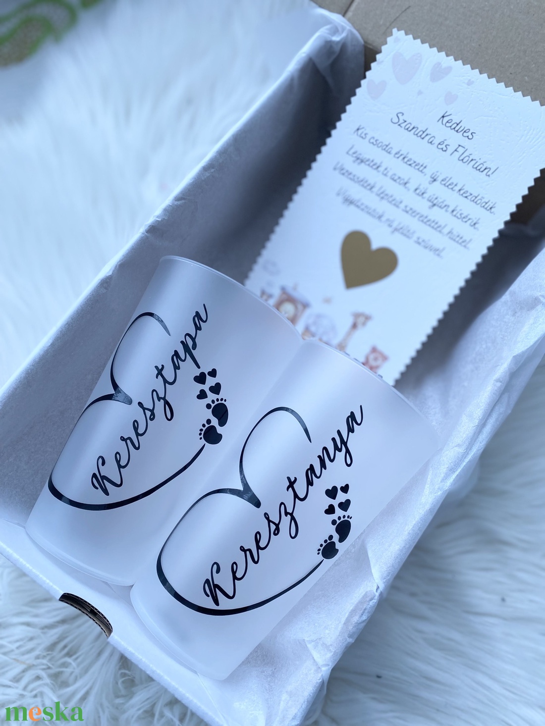 Keresztszülő felkérő ajándék - baba - mama - keresztelő kellékek - keresztszülő felkérő - Meska.hu