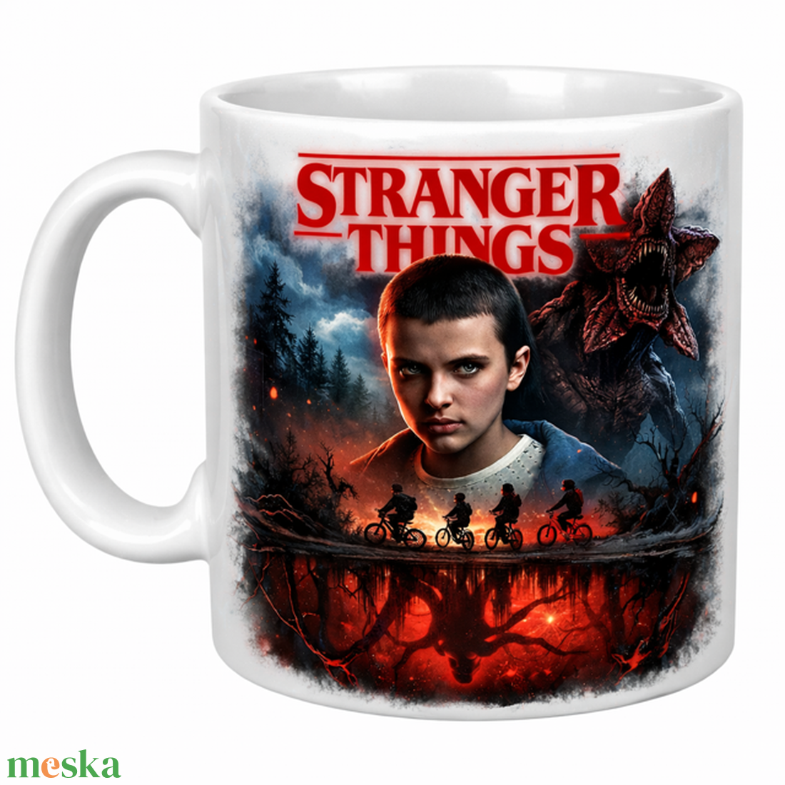 Stranger things bögre - otthon & életmód - konyhafelszerelés, tálalás - tálalás - bögre & csésze - Meska.hu