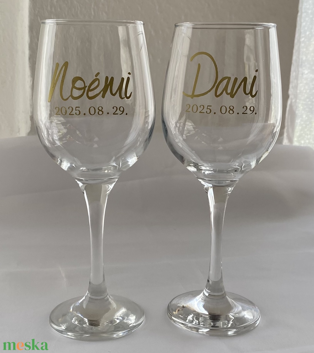 Egyedi boros pohár - otthon & életmód - konyhafelszerelés, tálalás - tálalás - boros poharak, szettek - Meska.hu