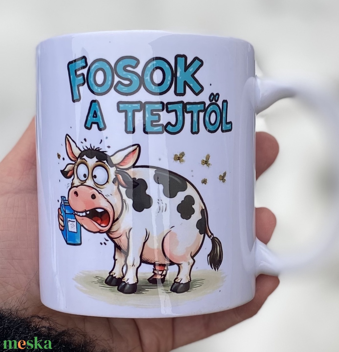 Fosok a tejtől bögre - otthon & életmód - konyhafelszerelés, tálalás - tálalás - bögre & csésze - Meska.hu