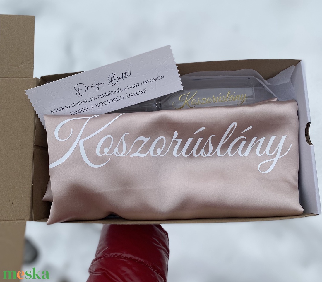 Koszorúslány vagy Tanú felkérő csomag - esküvő - meghívó & kártya - tanú felkérő - Meska.hu