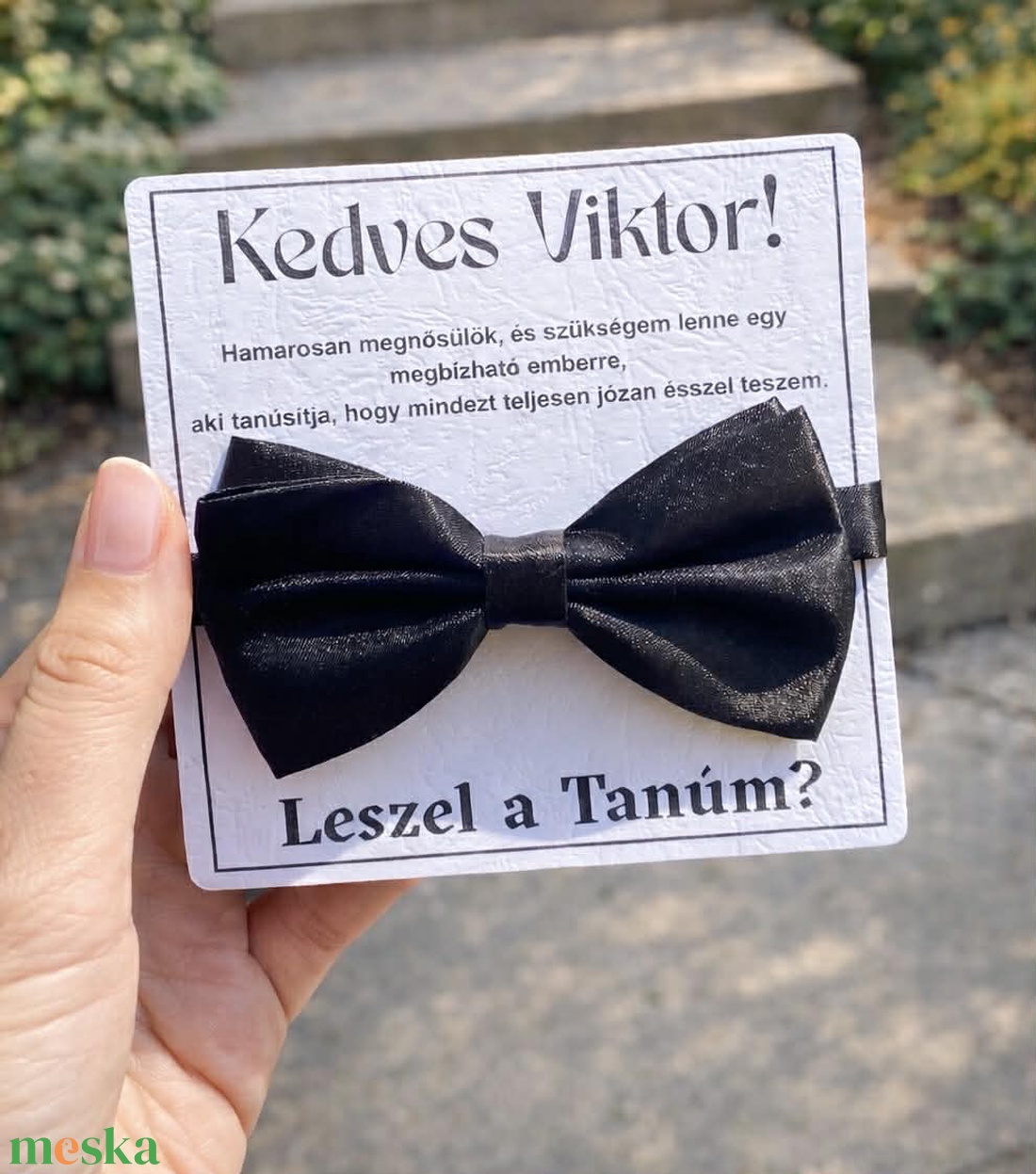 Férfi tanú felkérő - esküvő - meghívó & kártya - tanú felkérő - Meska.hu