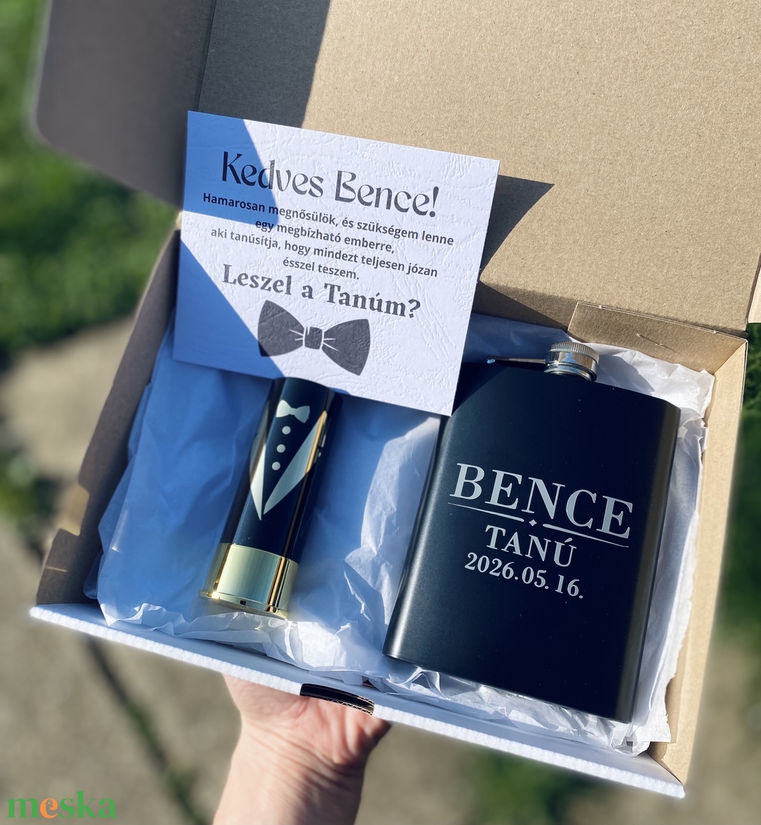 Férfi tanú felkérő csomag - esküvő - meghívó & kártya - tanú felkérő - Meska.hu