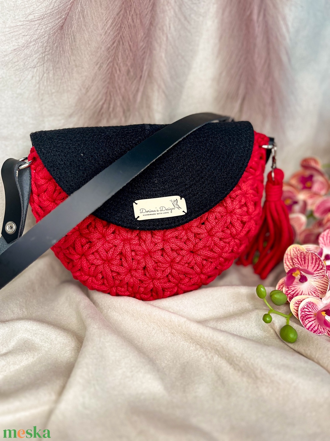 Jázmin horgolt kézi- és crossbody táska - táska & tok - kézitáska & válltáska - vállon átvethető táska - Meska.hu Jázmin horgolt kézi- és crossbody táska - táska & tok - kézitáska & válltáska - vállon átvethető táska - Meska.hu