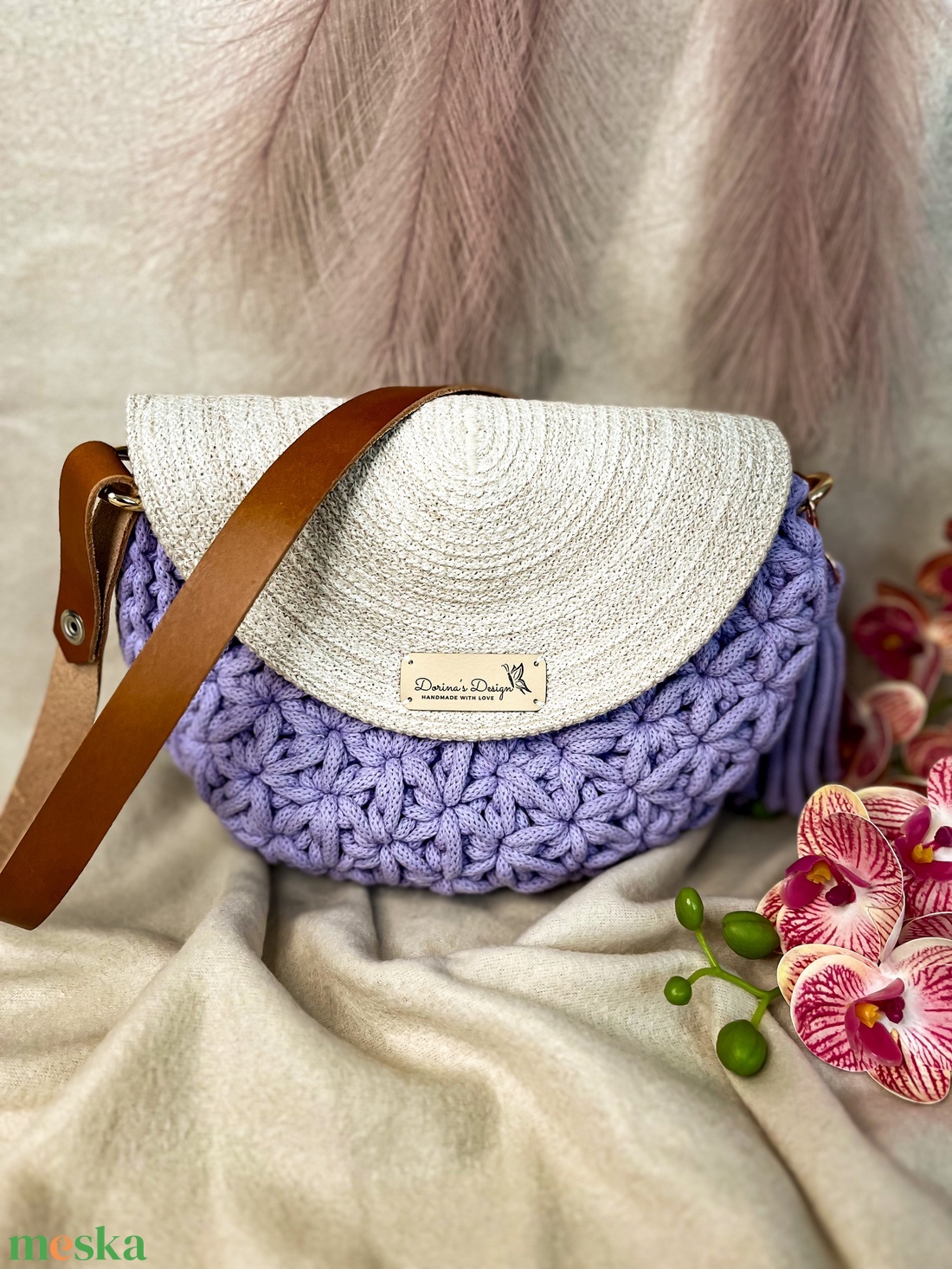 Jázmin horgolt kézi- és crossbody táska - táska & tok - kézitáska & válltáska - vállon átvethető táska - Meska.hu Jázmin horgolt kézi- és crossbody táska - táska & tok - kézitáska & válltáska - vállon átvethető táska - Meska.hu
