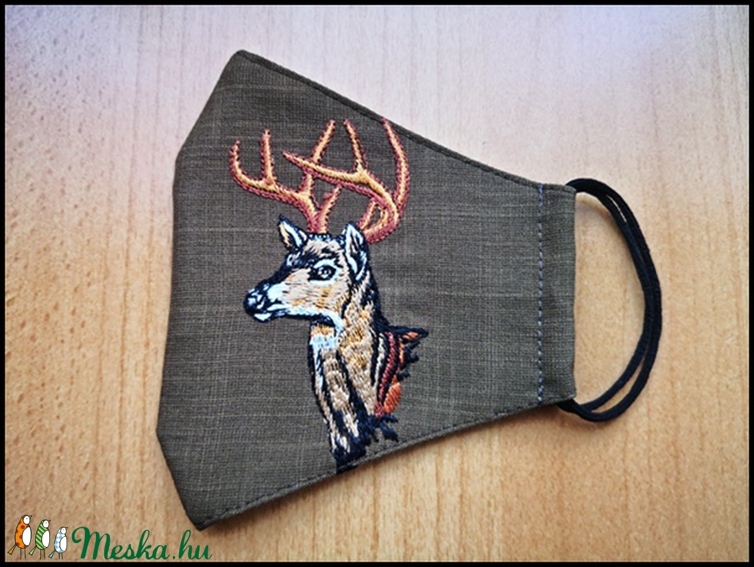  Felnőtt maszk szarvas hímzéssel - női - női - Meska.hu