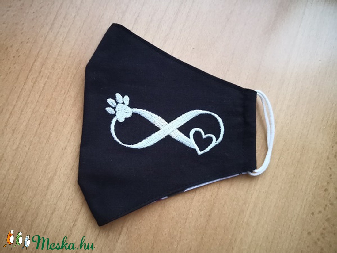 Hímzett felnőtt maszk  kutyásoknak - női - női - Meska.hu