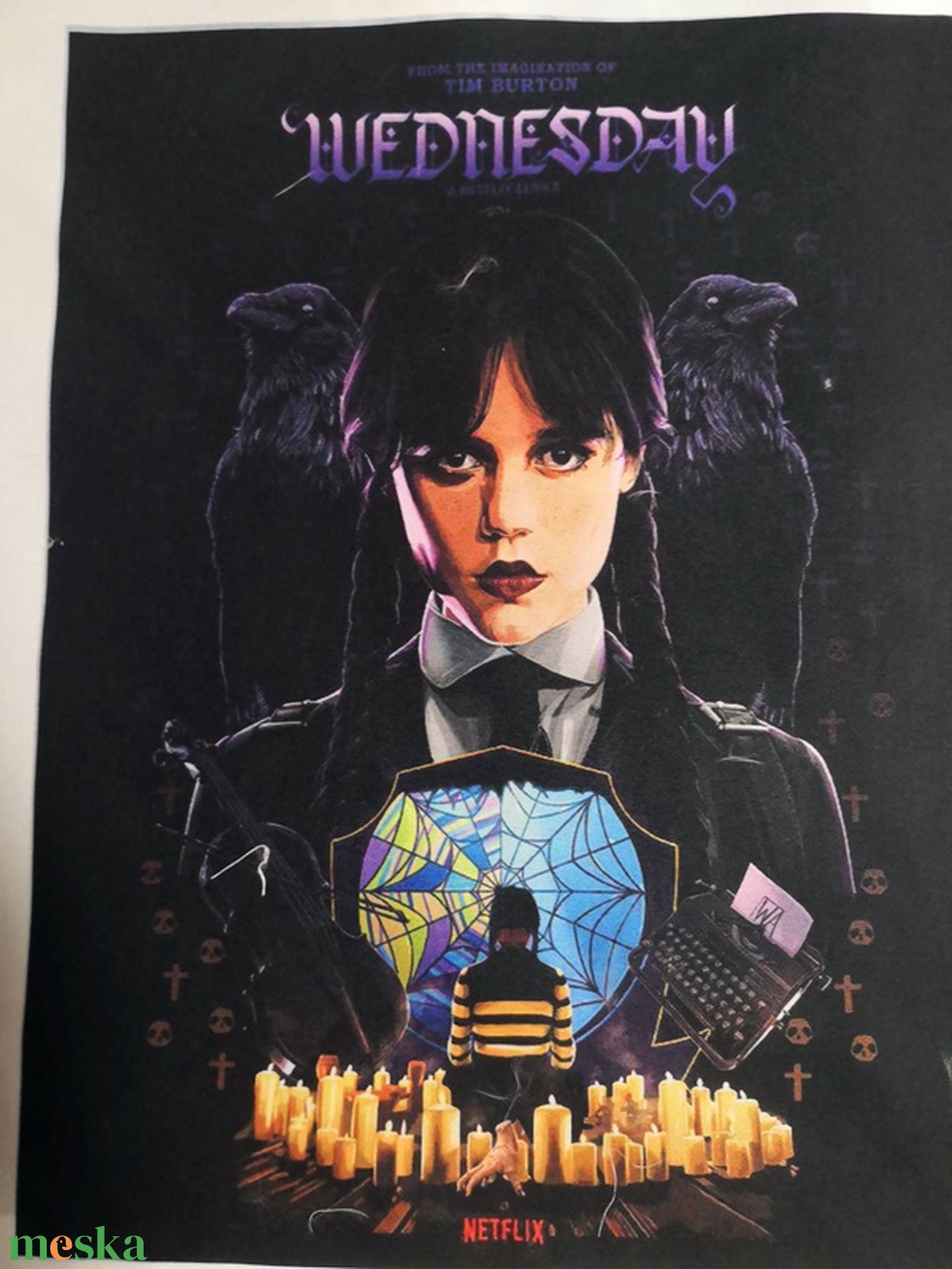 Wednesday párna  - otthon & életmód - lakástextil - párna & párnahuzat - Meska.hu