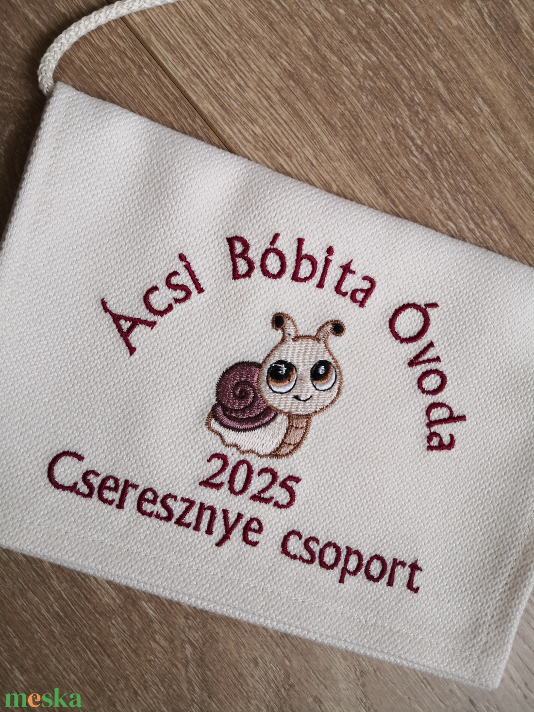 Himzett Ovis ballagási tarisznya - játék & sport - ovis felszerelés - egyéb ovis kiegészítő - Meska.hu