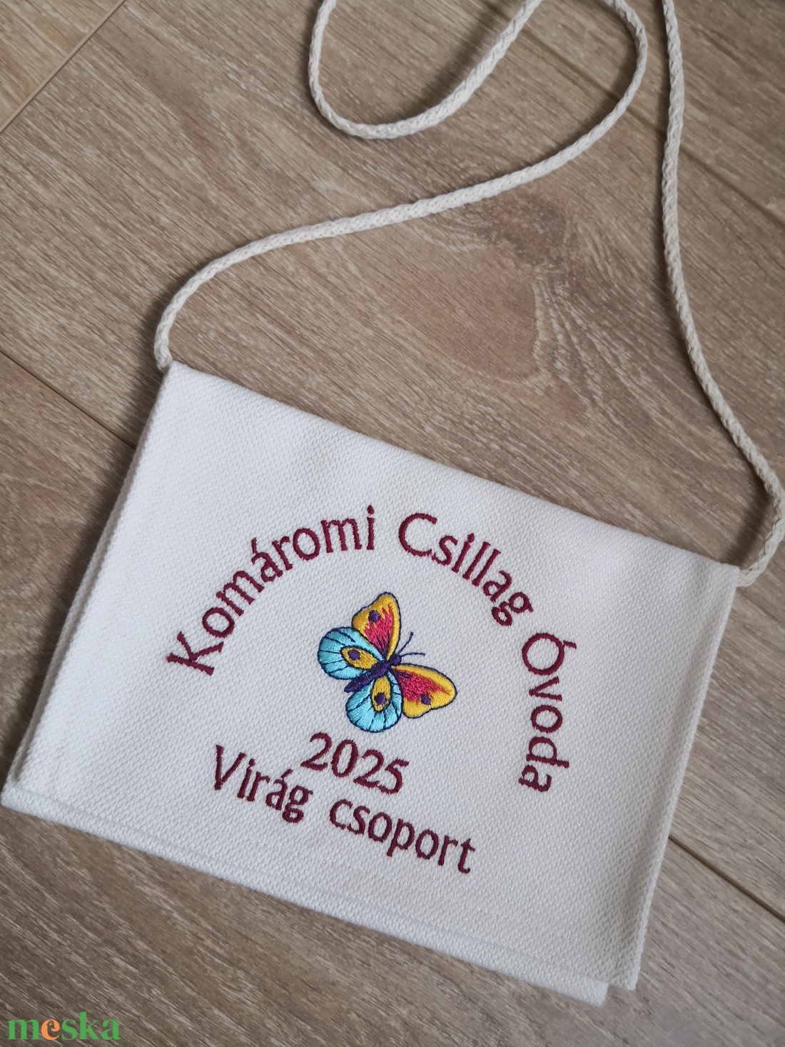 Himzett Ovis ballagási tarisznya - játék & sport - ovis felszerelés - egyéb ovis kiegészítő - Meska.hu