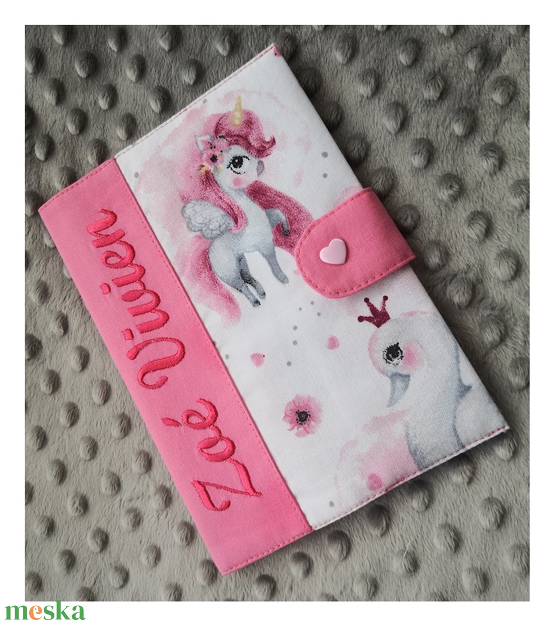 Egészségügyi kiskönyv borító  - baba - mama - baba játékok - textilkönyv & babakönyv - Meska.hu