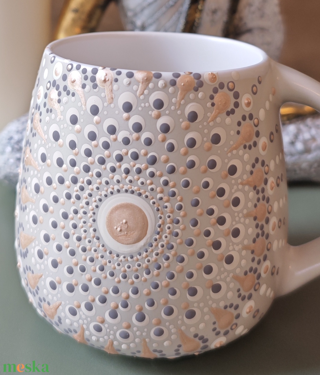 Mandalás bögre  - otthon & életmód - konyhafelszerelés, tálalás - tálalás - bögre & csésze - Meska.hu