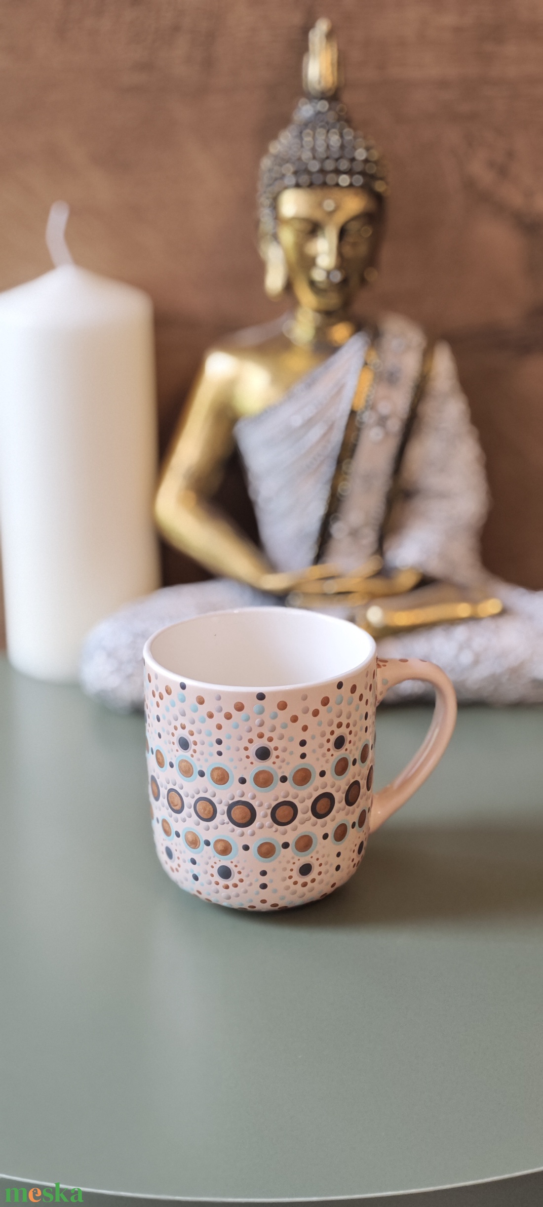 Mandalás bögre  - otthon & életmód - konyhafelszerelés, tálalás - tálalás - bögre & csésze - Meska.hu