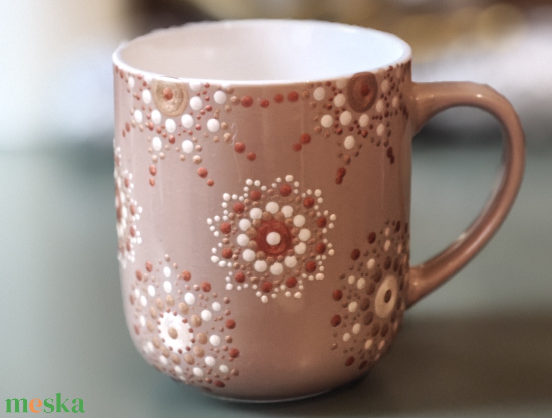 Mandalás bögre  - otthon & életmód - konyhafelszerelés, tálalás - tálalás - bögre & csésze - Meska.hu