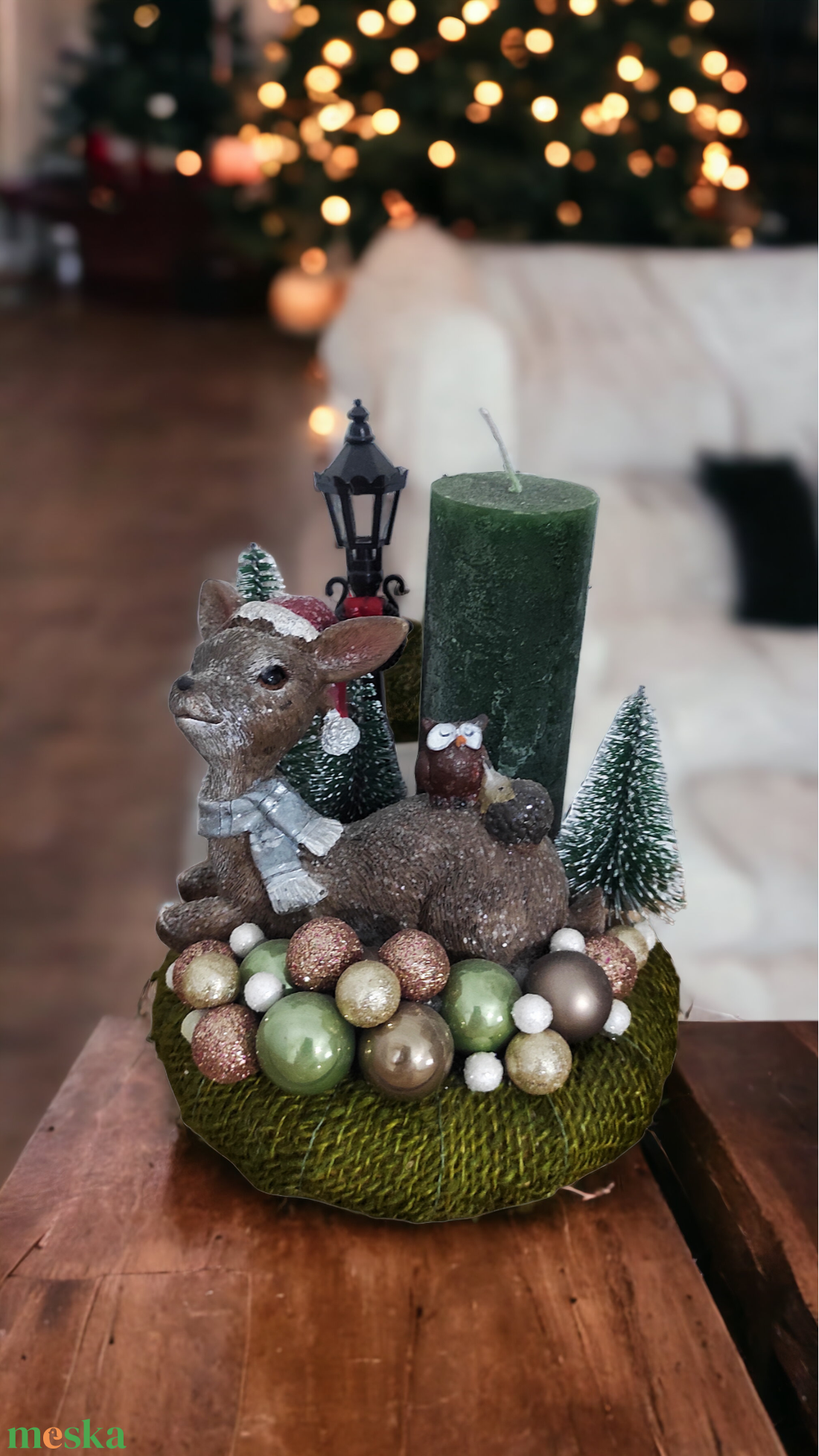 Őzike és apró barátai karácsonyi asztaldísz gyertyával - karácsony - adventi díszek - adventi gyertyadíszek és koszorúdíszek - Meska.hu Őzike és apró barátai karácsonyi asztaldísz gyertyával - karácsony - adventi díszek - adventi gyertyadíszek és koszorúdíszek - Meska.hu