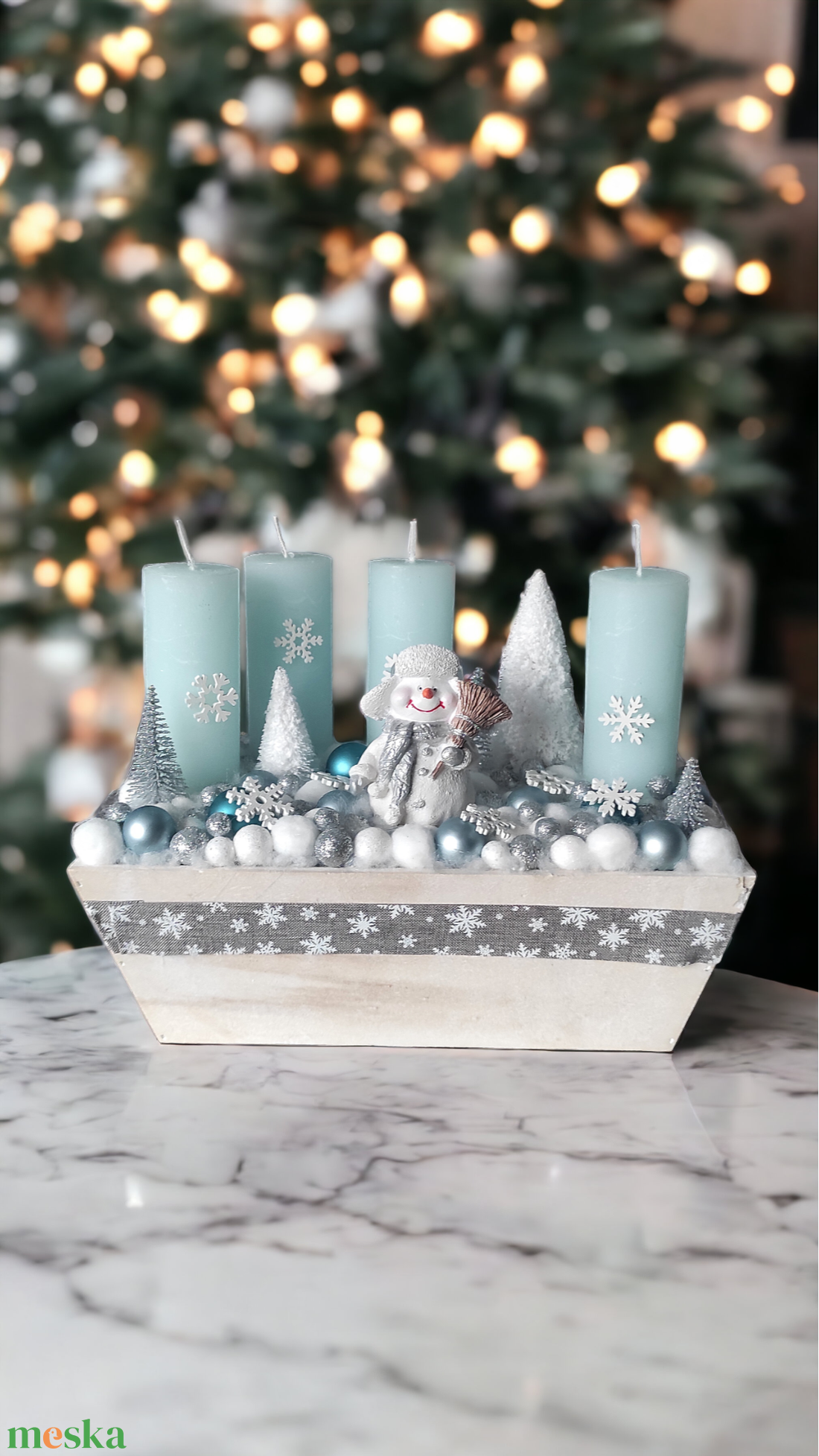 Havas álom adventi asztaldisz - karácsony - adventi díszek - adventi gyertyadíszek és koszorúdíszek - Meska.hu Havas álom adventi asztaldisz - karácsony - adventi díszek - adventi gyertyadíszek és koszorúdíszek - Meska.hu