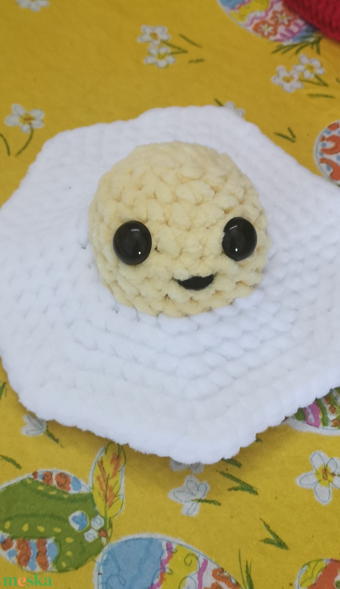 Horgolt tükörtojás - játék & sport - plüssállat & játékfigura - más figura - Meska.hu