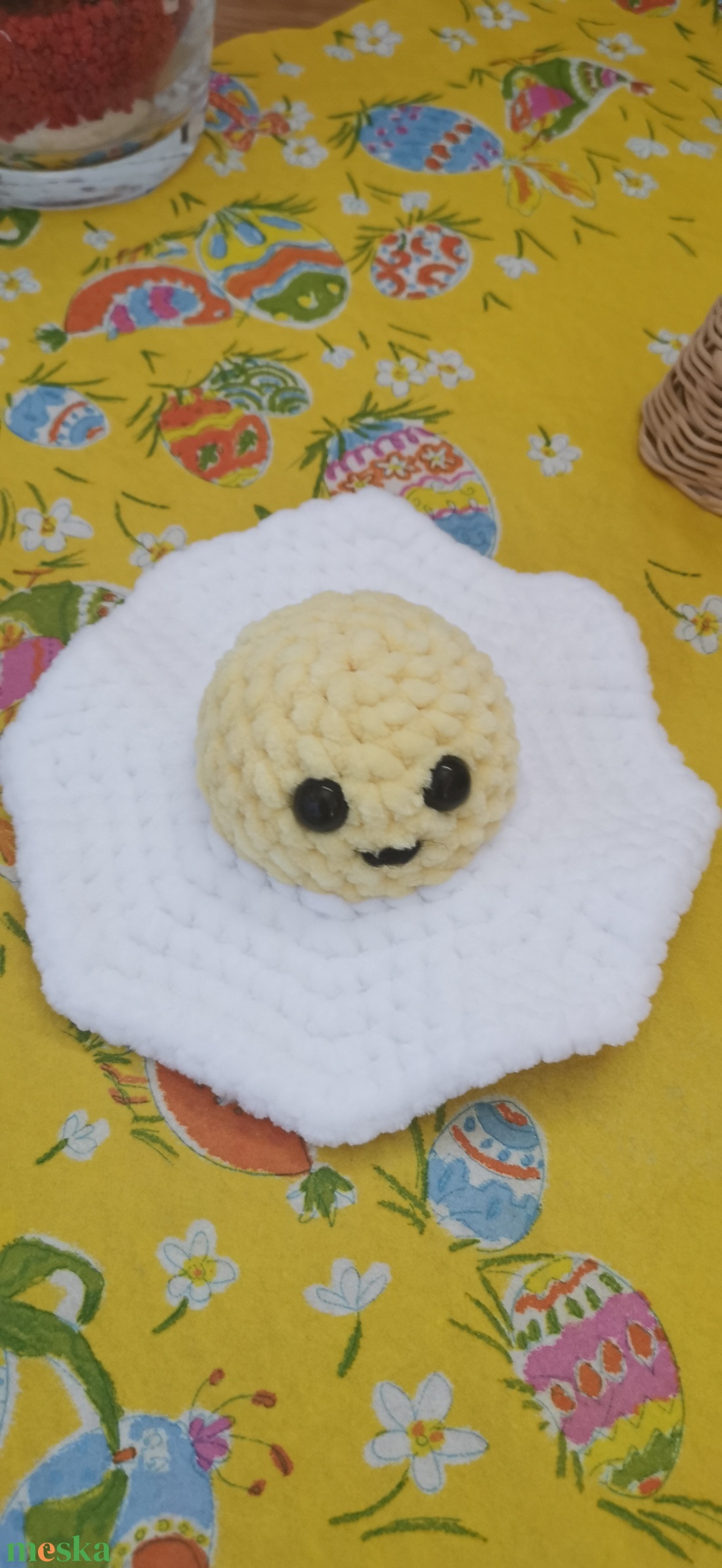 Horgolt tükörtojás - játék & sport - plüssállat & játékfigura - más figura - Meska.hu