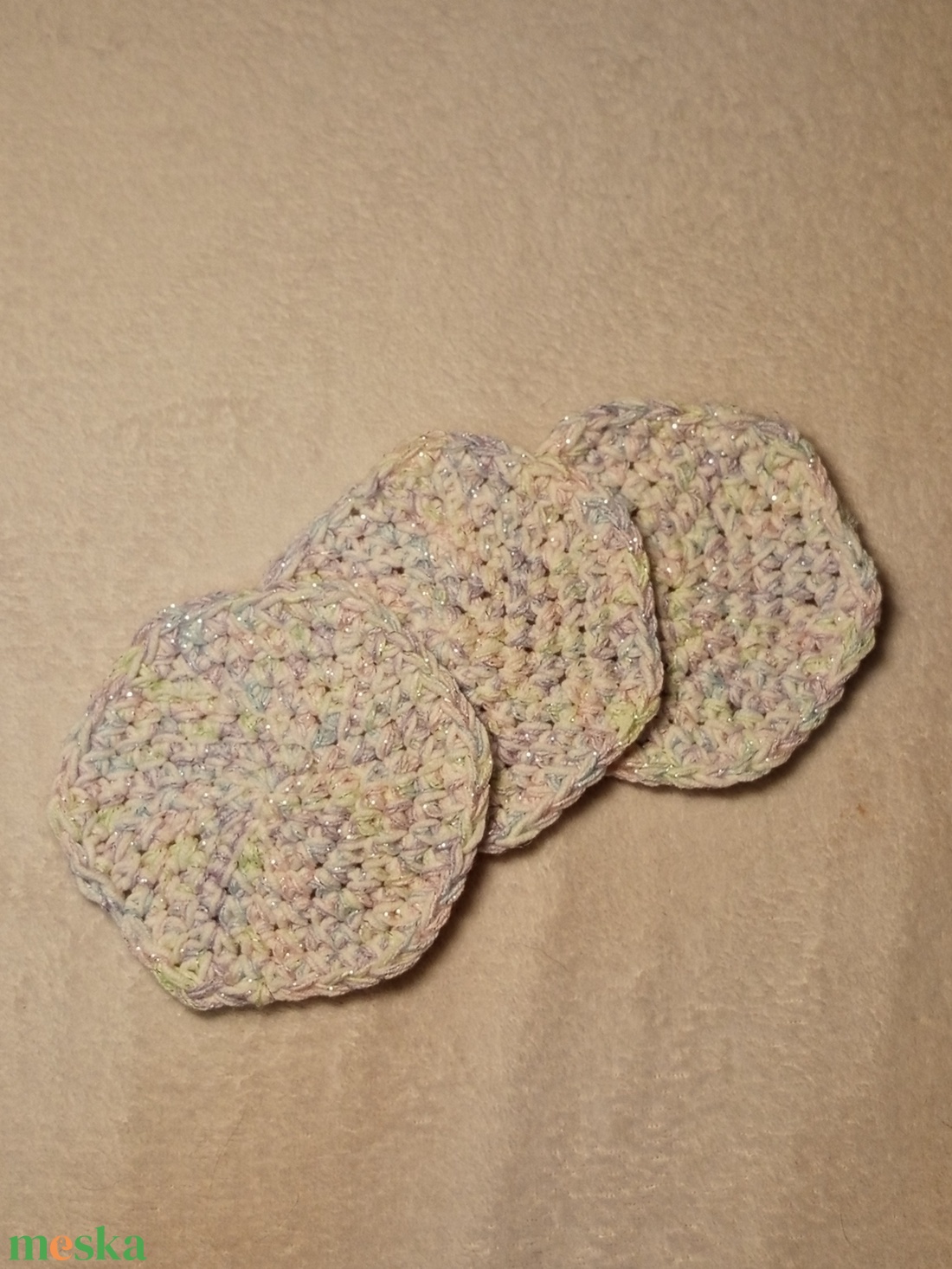 Horgolt pohár alátét - otthon & életmód - konyhafelszerelés, tálalás - tálalás - tányér- és poháralátét - Meska.hu