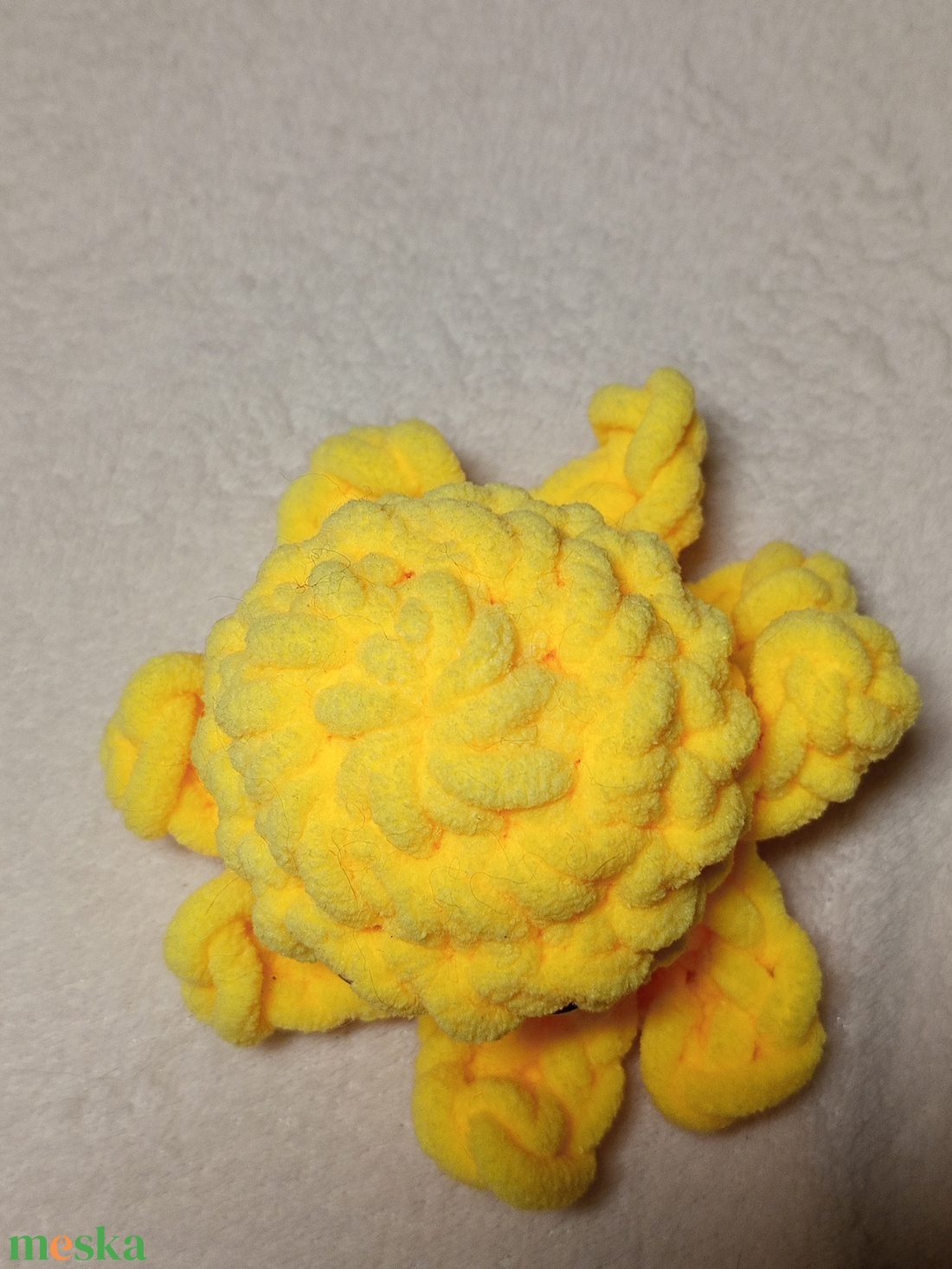 Cuki Sárga Polip - játék & sport - plüssállat & játékfigura - más figura - Meska.hu