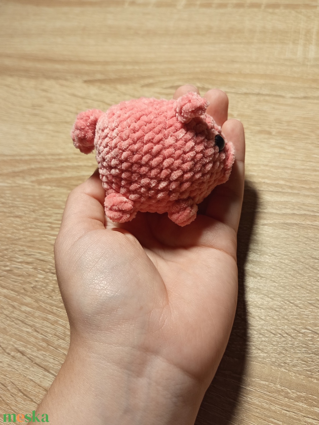 Mini malac plüss horgolt - játék & sport - plüssállat & játékfigura - malac - Meska.hu