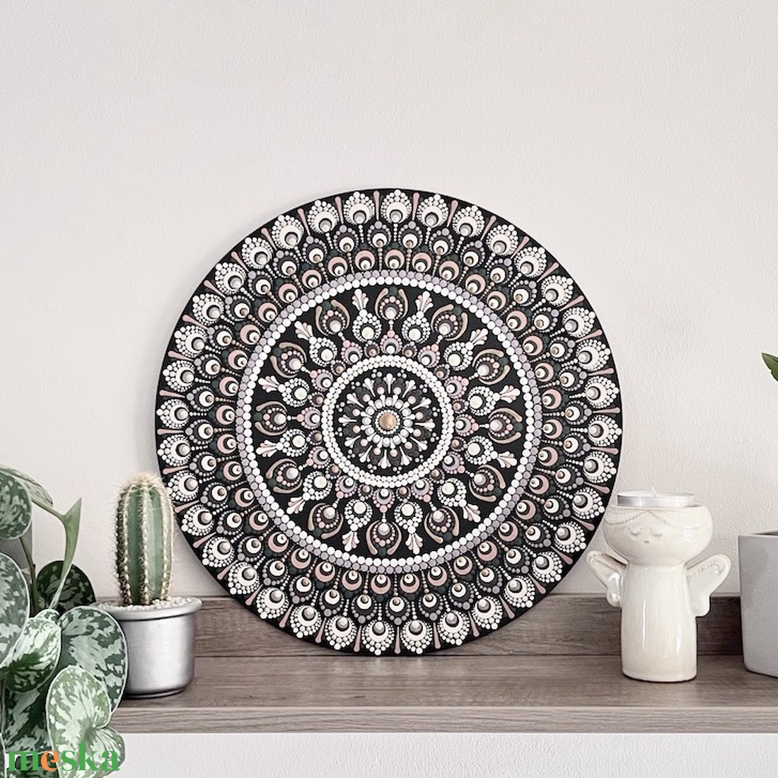 Föld színekkel pontozott mandala - átmérő 40cm - otthon & életmód - dekoráció - fali és függő dekoráció - falra akasztható dekor - Meska.hu Föld színekkel pontozott mandala - átmérő 40cm - otthon & életmód - dekoráció - fali és függő dekoráció - falra akasztható dekor - Meska.hu