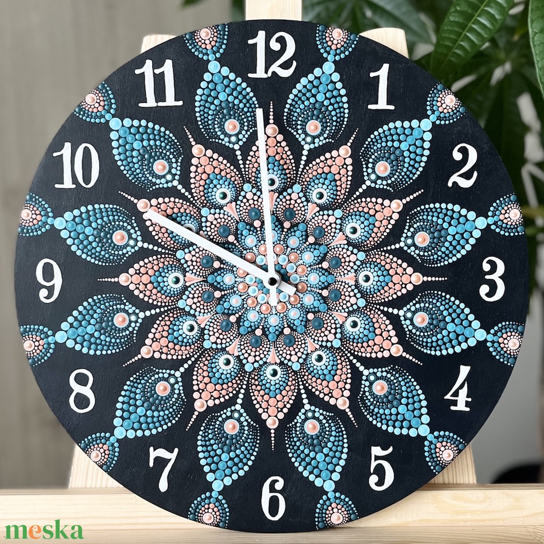Festett mandala falióra csendes óraszerkezettel - otthon & életmód - dekoráció - fali és függő dekoráció - falióra & óra - Meska.hu Festett mandala falióra csendes óraszerkezettel - otthon & életmód - dekoráció - fali és függő dekoráció - falióra & óra - Meska.hu
