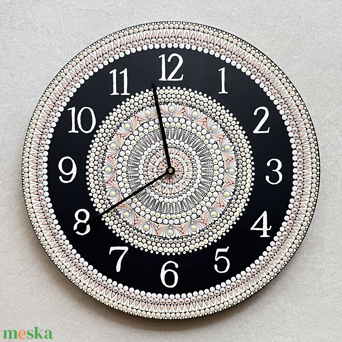 Mandala falióra, bézs-barack színekkel, átmérő 35 cm - otthon & életmód - dekoráció - fali és függő dekoráció - falióra & óra - Meska.hu Mandala falióra, bézs-barack színekkel, átmérő 35 cm - otthon & életmód - dekoráció - fali és függő dekoráció - falióra & óra - Meska.hu