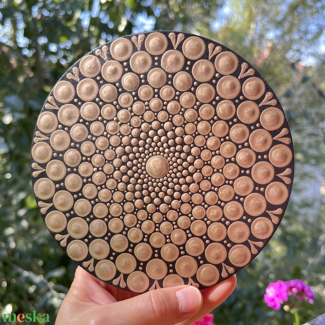 Hűtőmágnes mandala mintával - 15cm - otthon & életmód - konyhafelszerelés, tálalás - konyhai dekoráció - hűtőmágnes - Meska.hu Hűtőmágnes mandala mintával - 15cm - otthon & életmód - konyhafelszerelés, tálalás - konyhai dekoráció - hűtőmágnes - Meska.hu