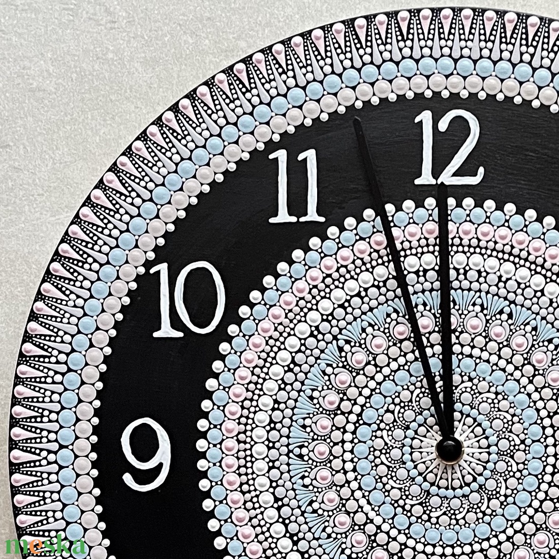 Mandala falióra, kék és róza színekkel, átmérő 35 cm - otthon & életmód - dekoráció - fali és függő dekoráció - falióra & óra - Meska.hu Mandala falióra, kék és róza színekkel, átmérő 35 cm - otthon & életmód - dekoráció - fali és függő dekoráció - falióra & óra - Meska.hu