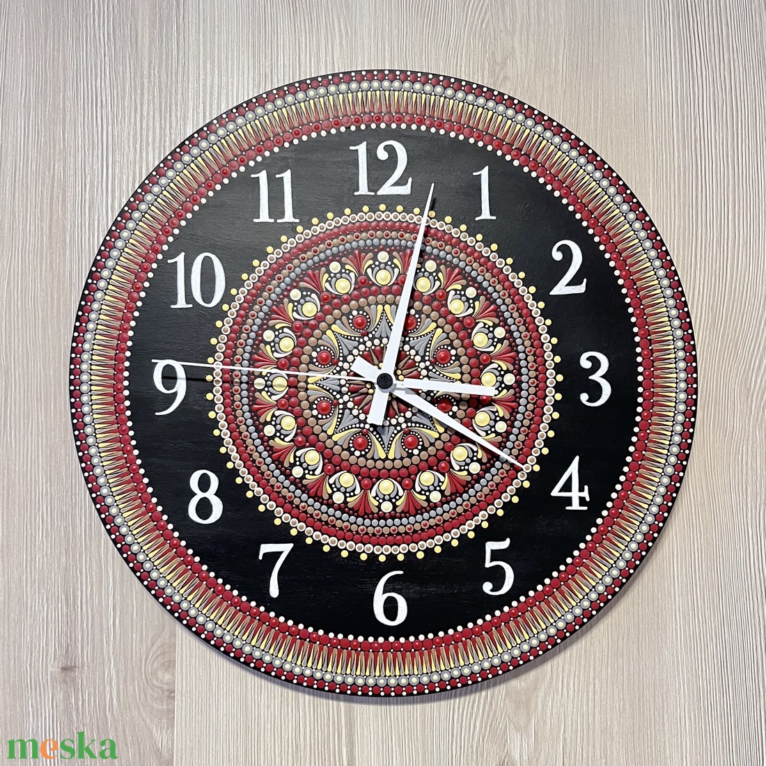 Mandala falióra, bordó, sárga és bézs színekkel, átmérő 35 cm - otthon & életmód - dekoráció - fali és függő dekoráció - falióra & óra - Meska.hu Mandala falióra, bordó, sárga és bézs színekkel, átmérő 35 cm - otthon & életmód - dekoráció - fali és függő dekoráció - falióra & óra - Meska.hu