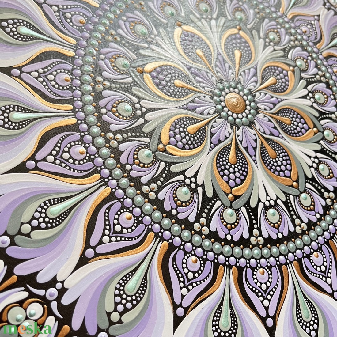 Pontozott mandala pasztell lila - 40 cm - otthon & életmód - dekoráció - spiritualitás - mandala - Meska.hu Pontozott mandala pasztell lila - 40 cm - otthon & életmód - dekoráció - spiritualitás - mandala - Meska.hu